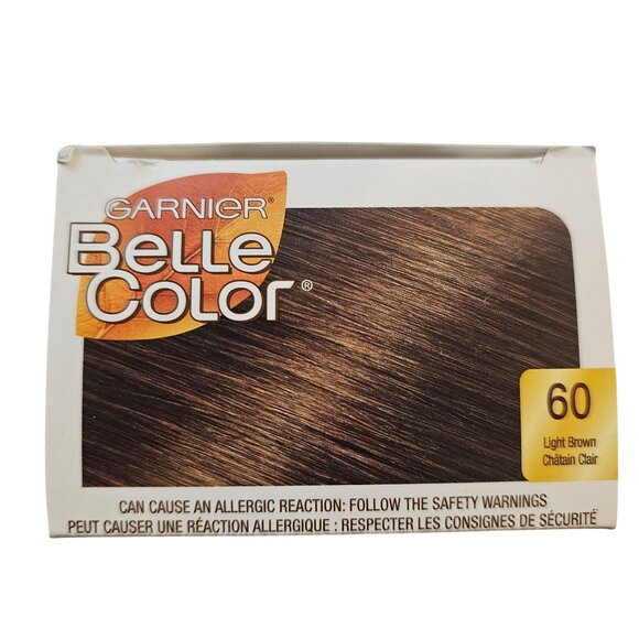 Garnier Belle Color Permanent Hair Dye Light Brown 60 With Argan & Wheat Germ Oi - Picture 5 of 8